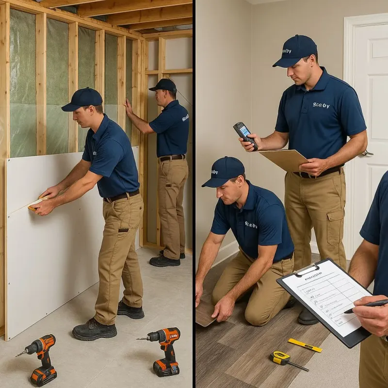 Repairs and Reconstruction process in Seven Corners, VA