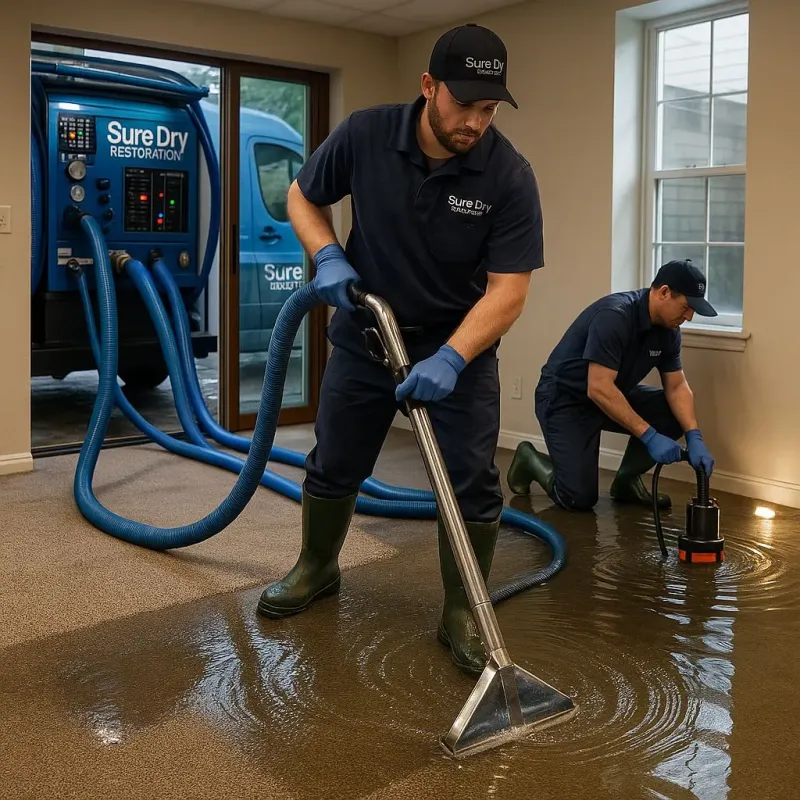 Water Extraction and Removal process in Seven Corners, VA